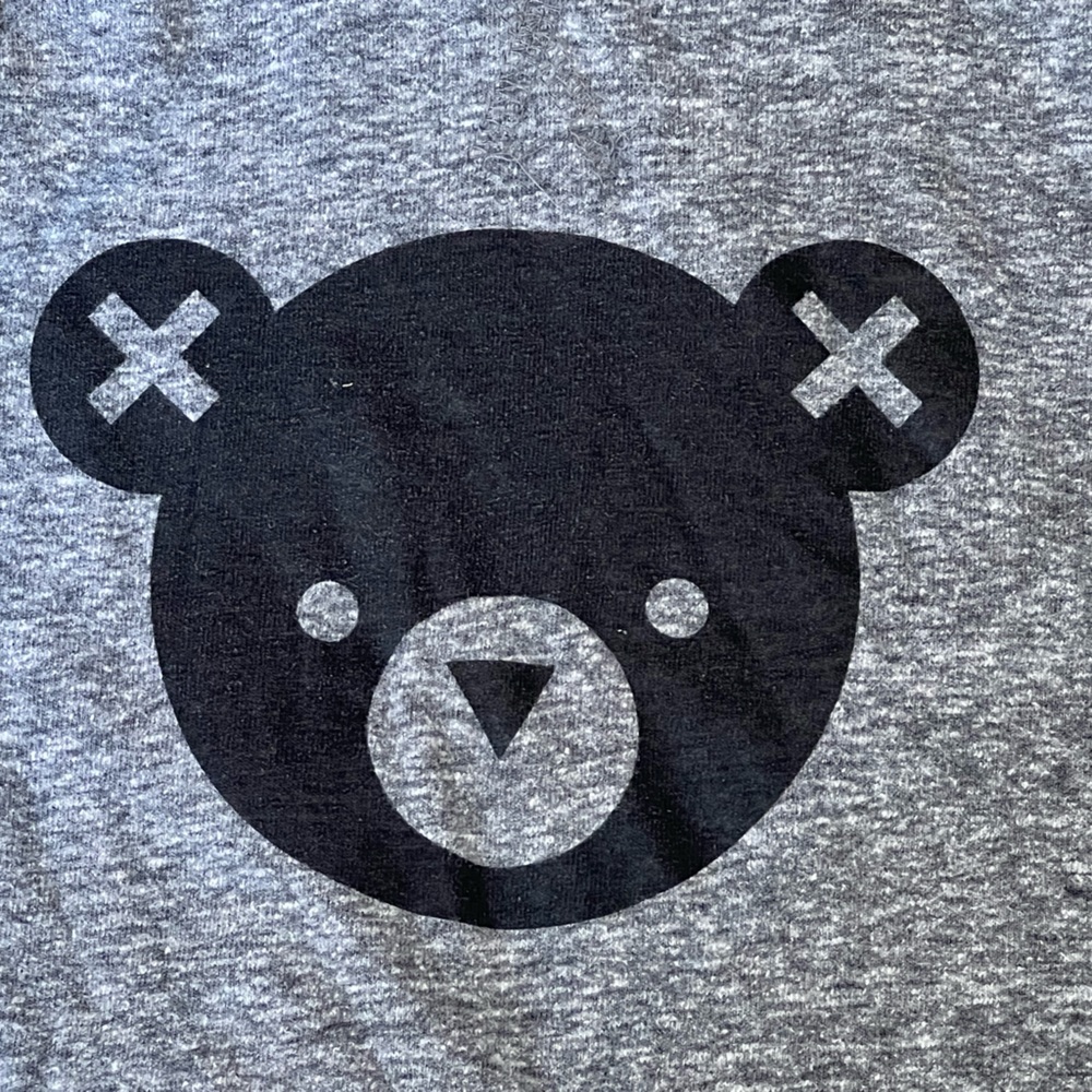 Huxbaby Bear Pullover toddler boy size 3T, gray - Picture 3 of 5